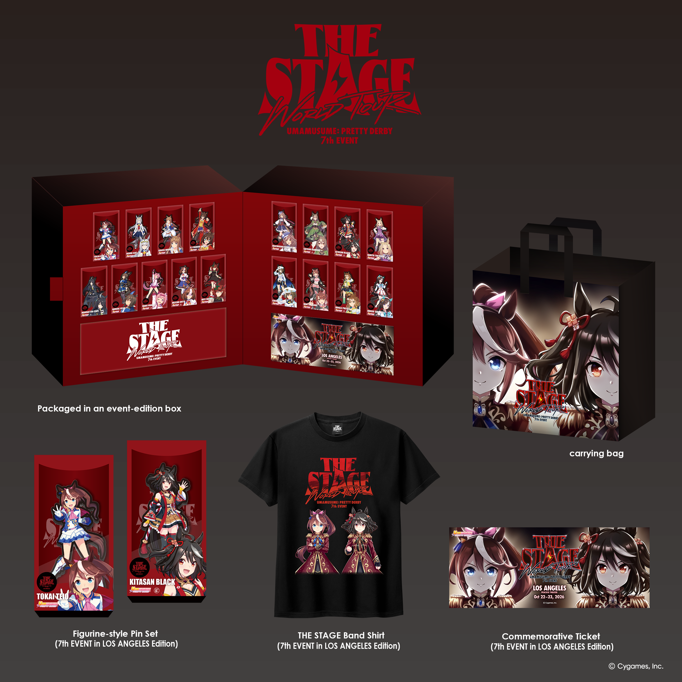 Detail VIP package Umamusume LA - figurine pin set